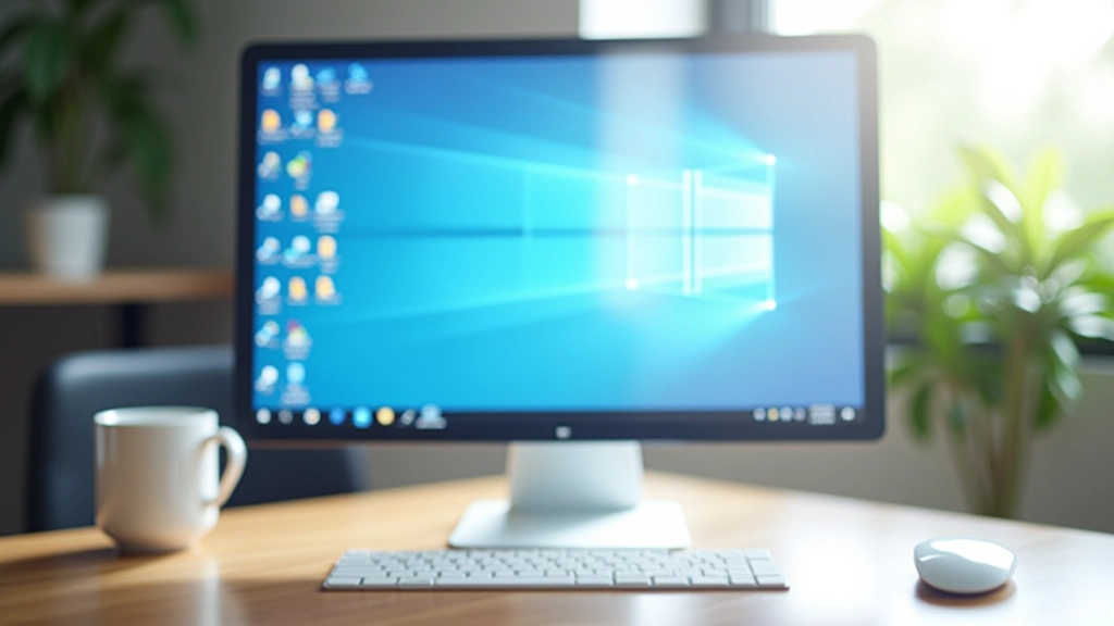 Windows desktop screen with folders and files